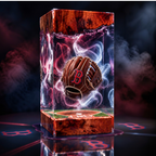 Baseball Glove Resin Lamp | USB-Powered LED | Lumiverse Resin