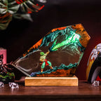 Broly Resin Lamp | LED RGB DragonBall | Lumiverse Resin