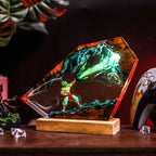 Broly Resin Lamp | LED RGB DragonBall | Lumiverse Resin