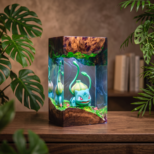 Bulbasaur Resin Lamp - Pokemon LED Night Light