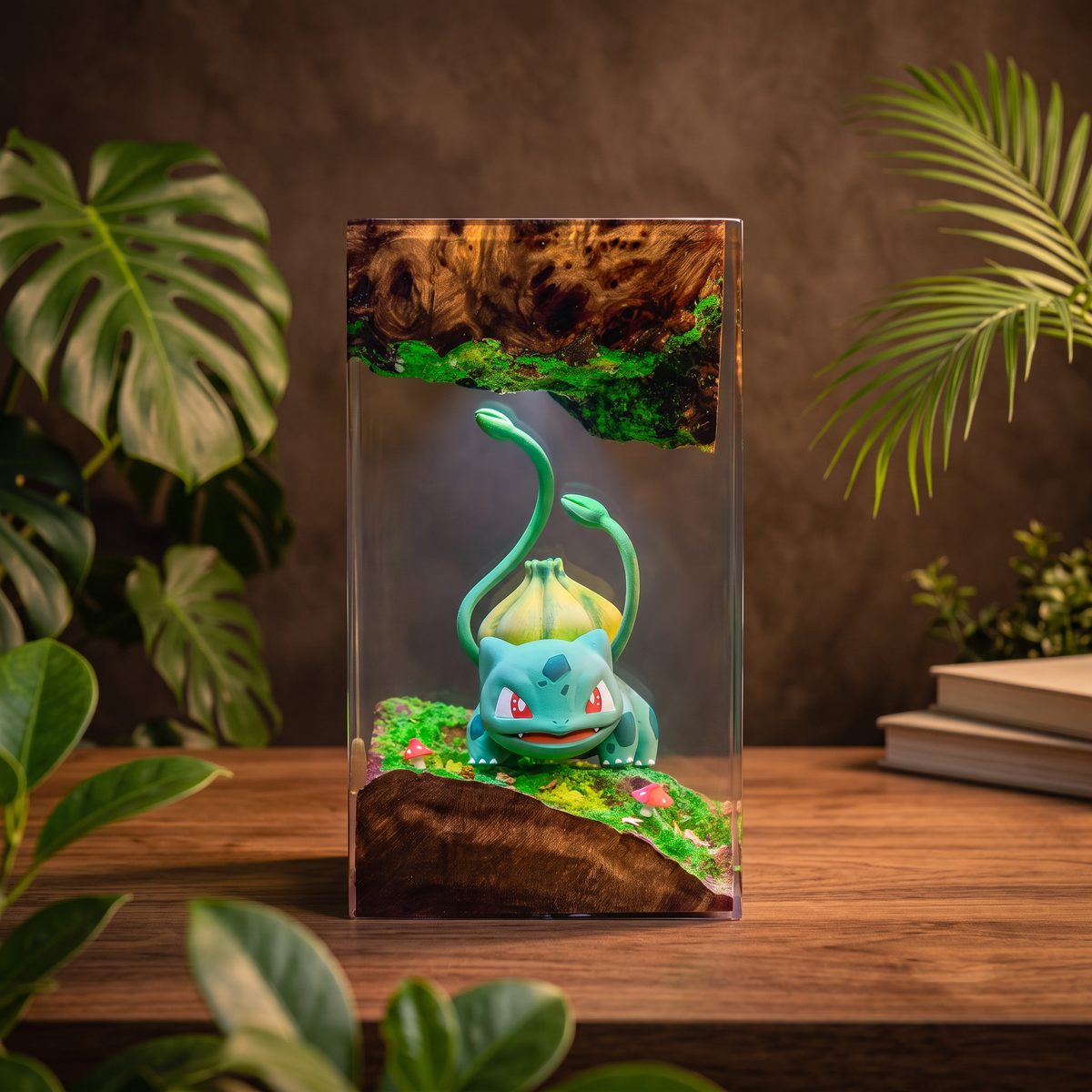 Bulbasaur Resin Lamp | LED RGB Pokemon | Lumiverse Resin