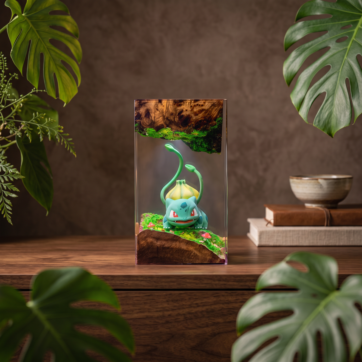 Bulbasaur Resin Lamp | LED RGB Pokemon | Lumiverse Resin