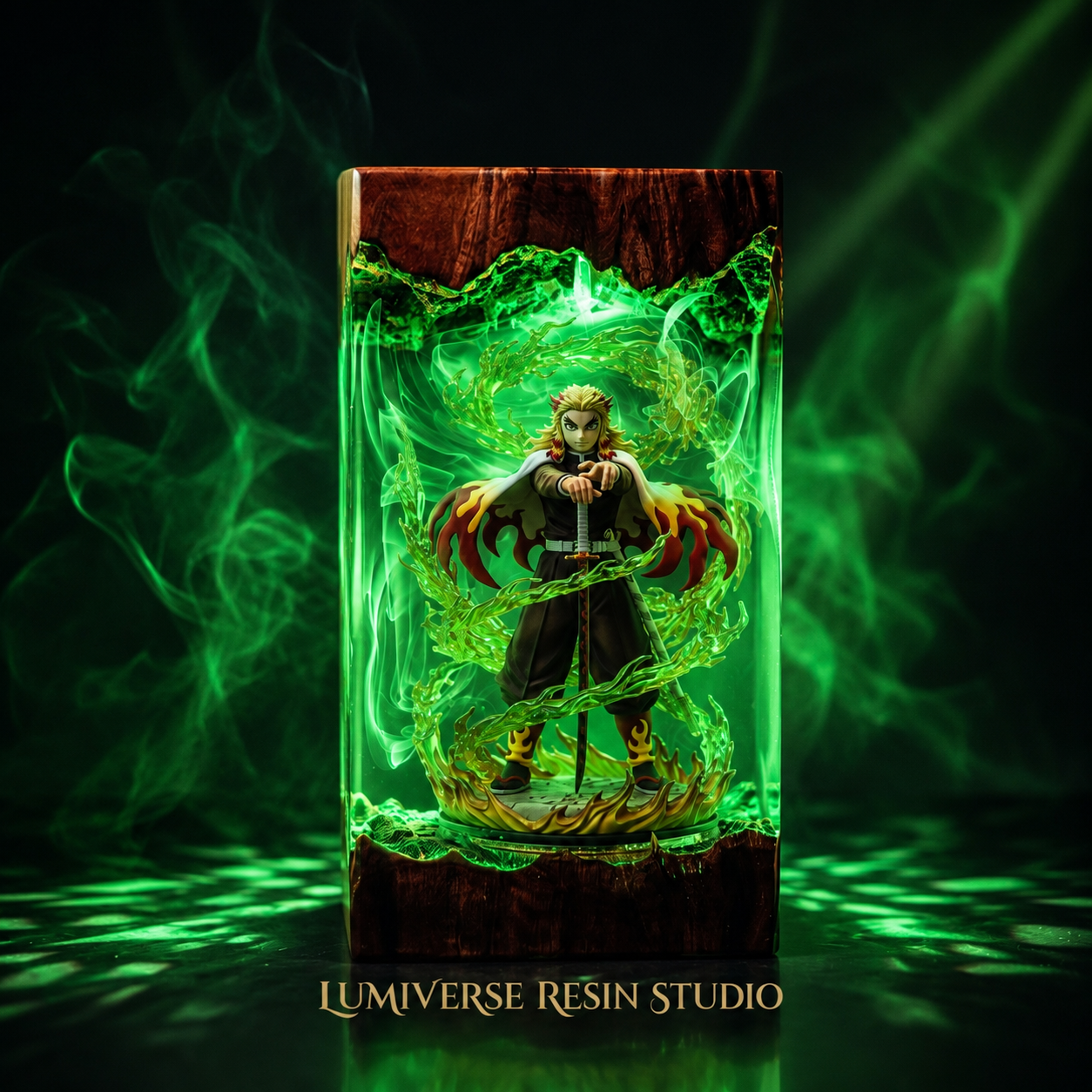 Rengoku Resin Lamp V1 - Demon Slayer