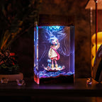 Coraline Resin Lamp | Handmade LED | Lumiverse Resin