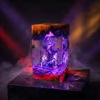 Darth Vader Resin Lamp | Warm LED Light StarWar | Lumiverse Resin