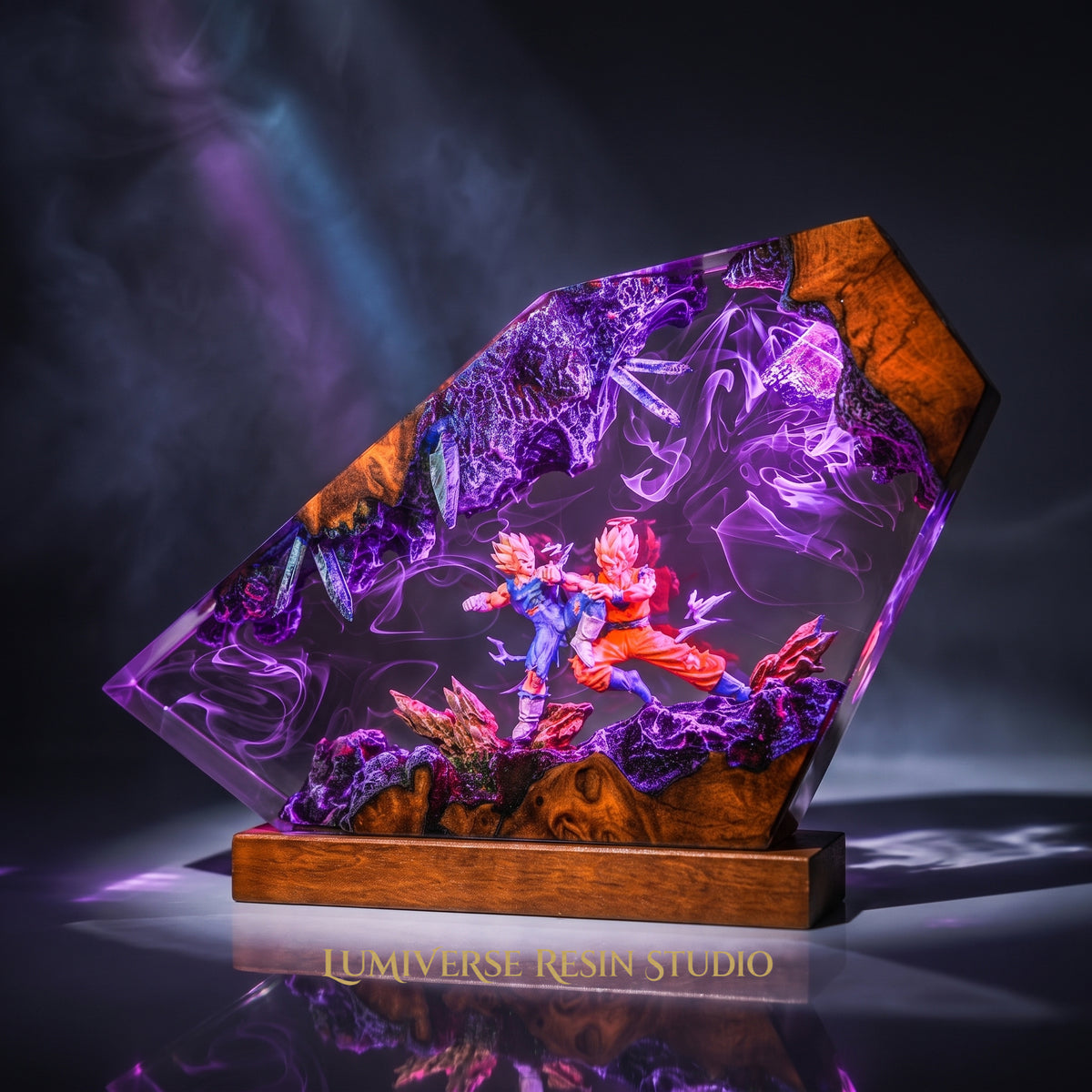 Dragon Ball Z Resin Lamp | Handmade LED DragonBall | Lumiverse Resin