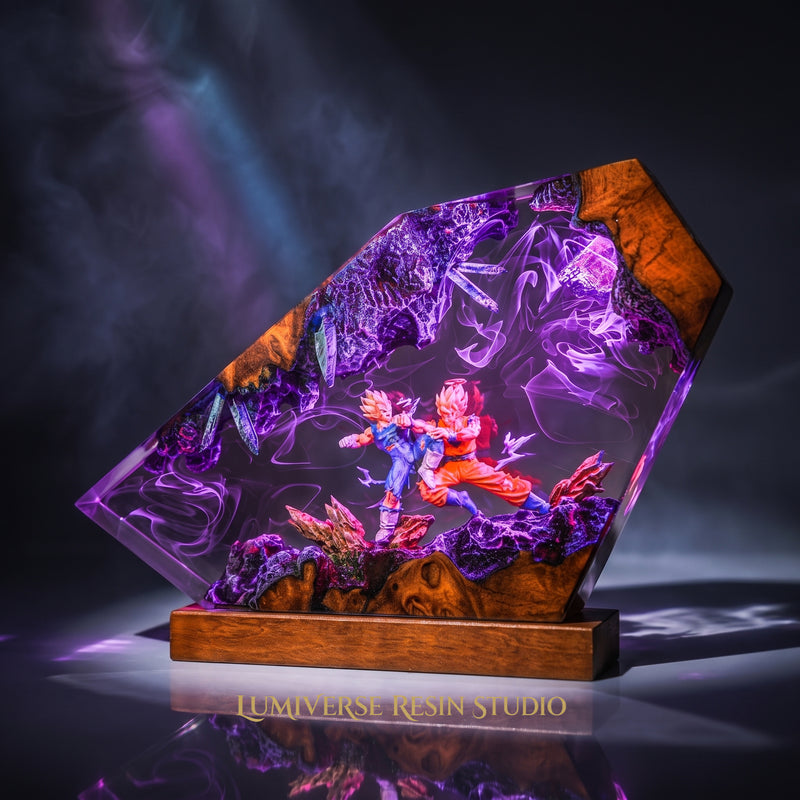 Dragon Ball Z Resin Lamp | Handmade LED DragonBall | Lumiverse Resin