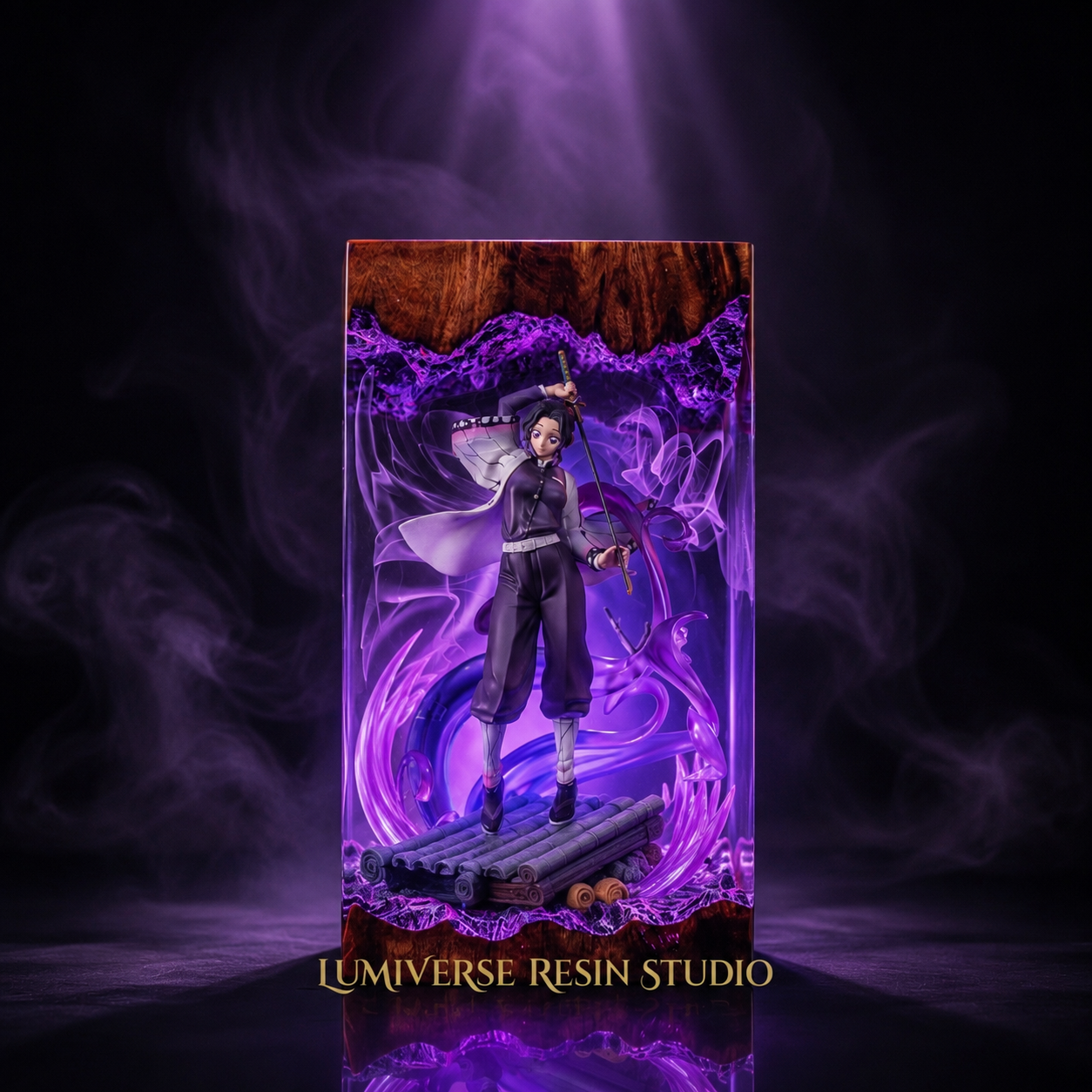 Shinobu Resin Lamp  - Demon Slayer