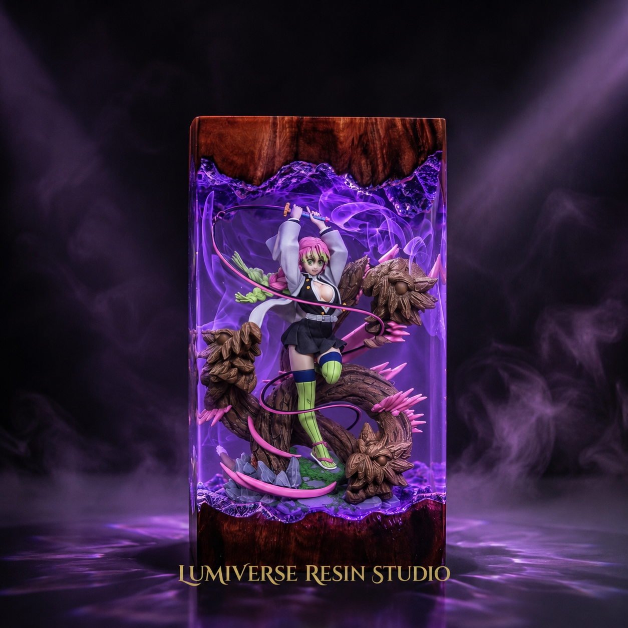 Kanroji Mitsuri Resin Lamp  - Demon Slayer