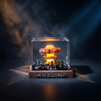 Fallout Nuclear Explosion Resin Lamp | Handmade LED | Lumiverse Resin