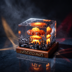 Fallout Nuclear Explosion Resin Lamp | Handmade LED | Lumiverse Resin