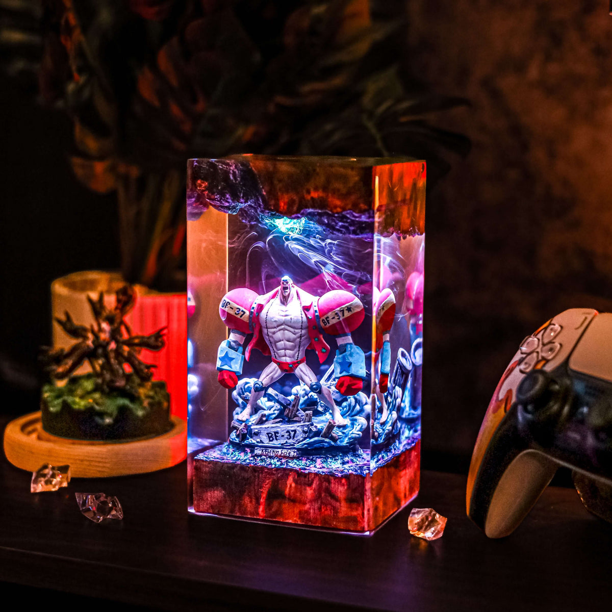 Franky Resin Lamp | OnePiece Gift | Lumiverse Resin