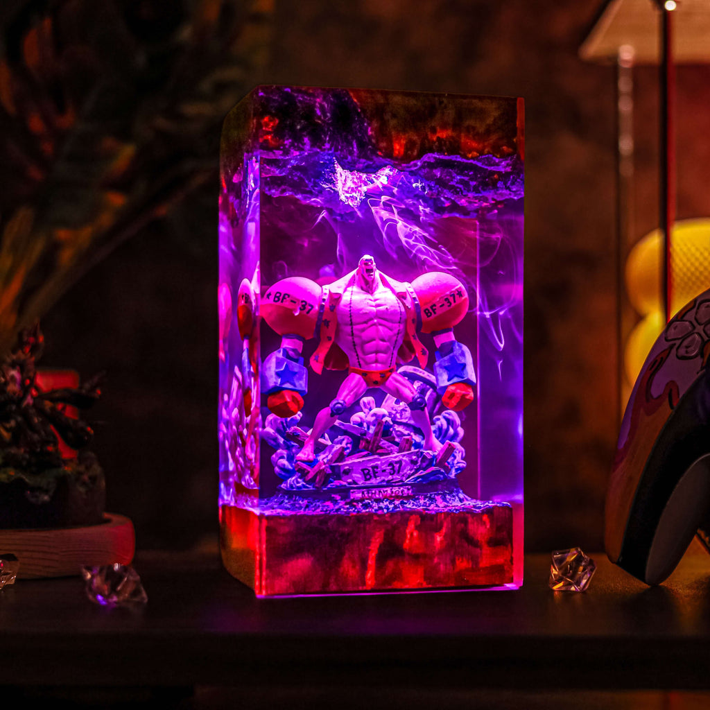 Franky Resin Lamp | OnePiece Gift | Lumiverse Resin