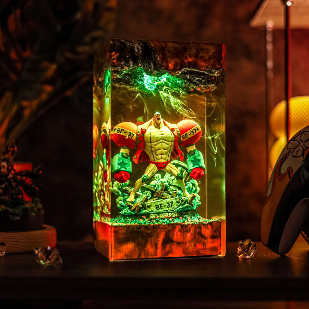 Franky Resin Lamp | OnePiece Gift | Lumiverse Resin