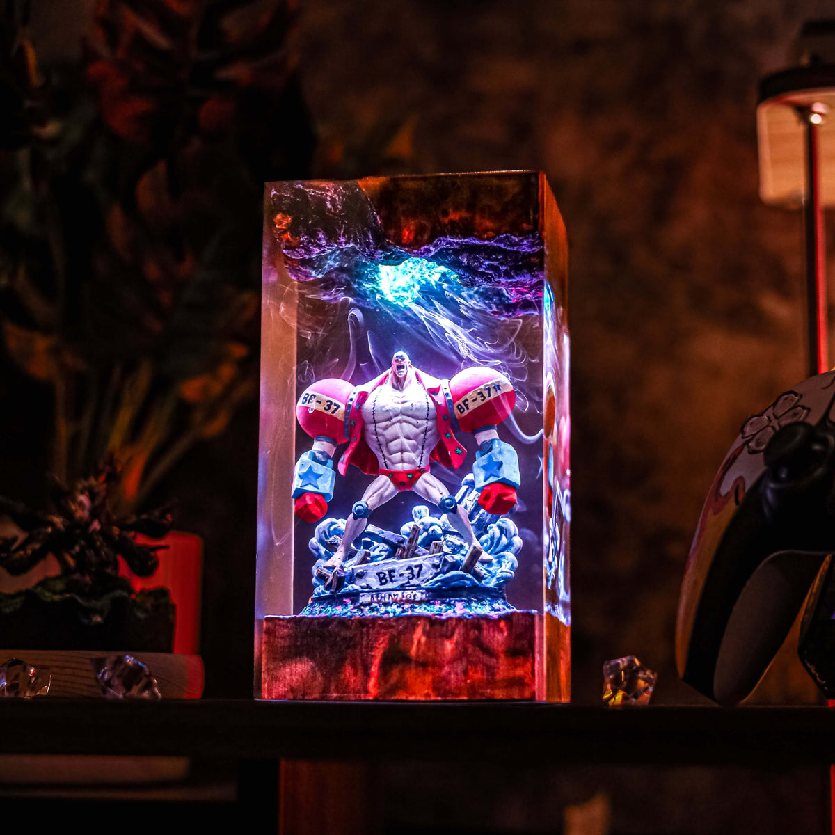 Franky Resin Lamp | OnePiece Gift | Lumiverse Resin
