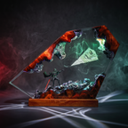 Galactic Warlord Resin Lamp | Handmade LED StarWar | Lumiverse Resin