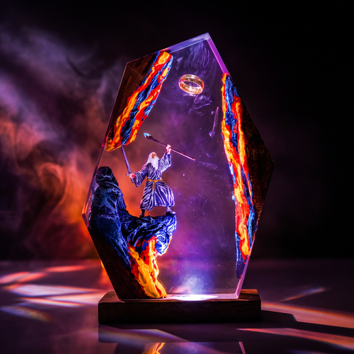 Gandalf the White Resin Lamp - Lord of the Rings