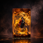 Giyuu Resin Lamp | Multicolor LED Glow DemonSlayer | Lumiverse Resin