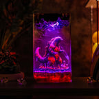 Godzilla V4 Resin Lamp | LED RGB Godzilla | Lumiverse Resin