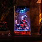Godzilla V4 Resin Lamp | LED RGB Godzilla | Lumiverse Resin