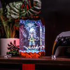 Goku Ssj 5 Resin Lamp | LED Diorama DragonBall | Lumiverse Resin