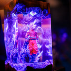Goku Ultra Instinct Resin Lamp | LED Diorama DragonBall | Lumiverse Resin