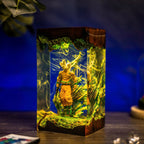 Goku Ultra Instinct Resin Lamp | LED Diorama DragonBall | Lumiverse Resin