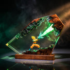 Goku V1 Resin Lamp | DragonBall Gift | Lumiverse Resin