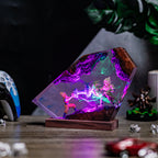 Goku Vs Broly Resin Lamp | Multicolor LED Glow DragonBall | Lumiverse Resin