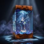 Gustave Resin Lamp | Warm LED Light ClairObscurExpedition33 | Lumiverse Resin
