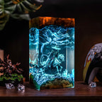 Headless Horseman Resin Lamp | Handmade LED | Lumiverse Resin