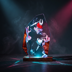 Hornet Hollow Knight Resin Lamp | Warm LED Light HollowKnight | Lumiverse Resin