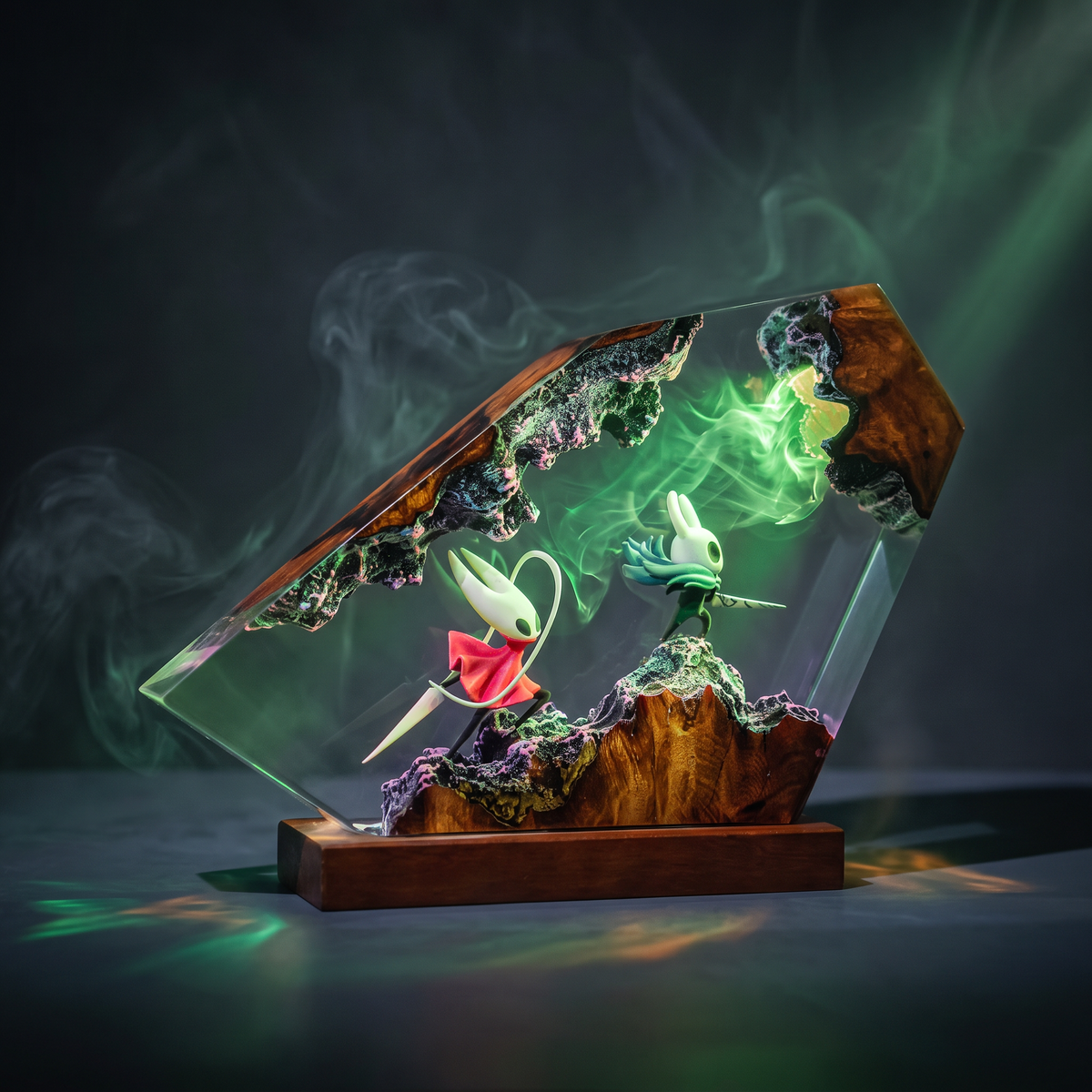 Hornet Silksong Resin Lamp | Handmade LED | Lumiverse Resin