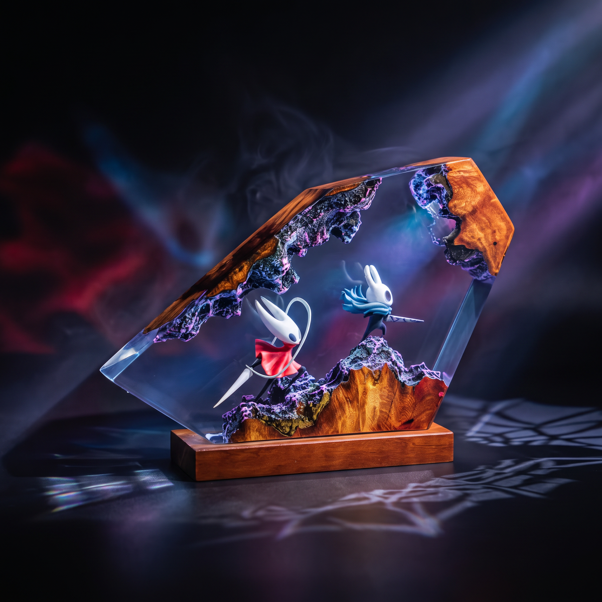 Hornet Silksong Resin Lamp | Handmade LED | Lumiverse Resin