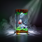 Hornet The Knight Resin Lamp | Handmade HollowKnight LED | Lumiverse Resin