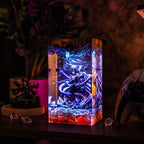 Iguro Obanai Resin Lamp | DemonSlayer Gift | Lumiverse Resin