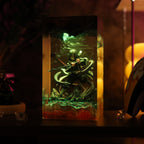 Iguro Obanai Resin Lamp | DemonSlayer Gift | Lumiverse Resin