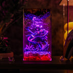 Iguro Obanai Resin Lamp | DemonSlayer Gift | Lumiverse Resin