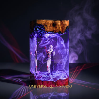 Art The Clown Resin Lamp