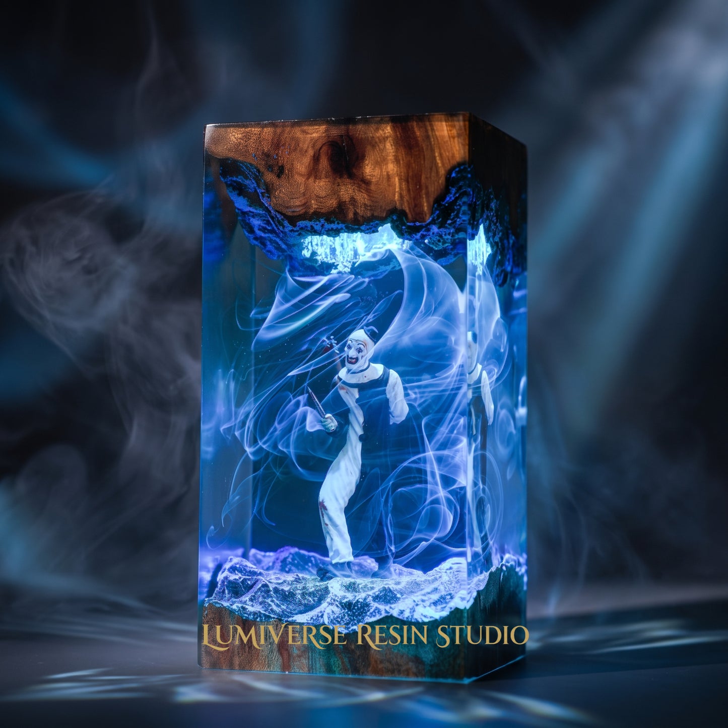 Art The Clown Resin Lamp