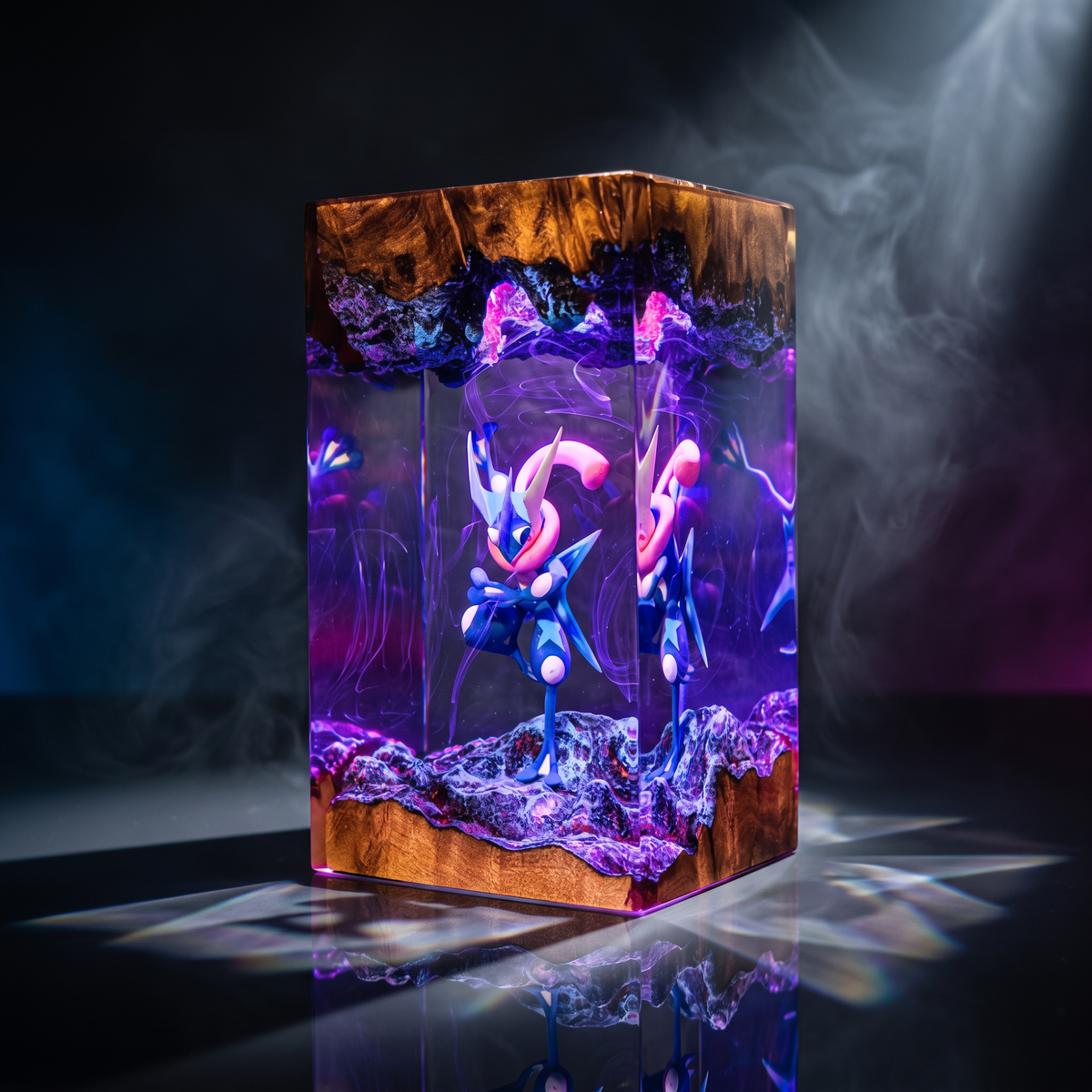 Greninja Resin Lamp Lumi Verseresin Studio