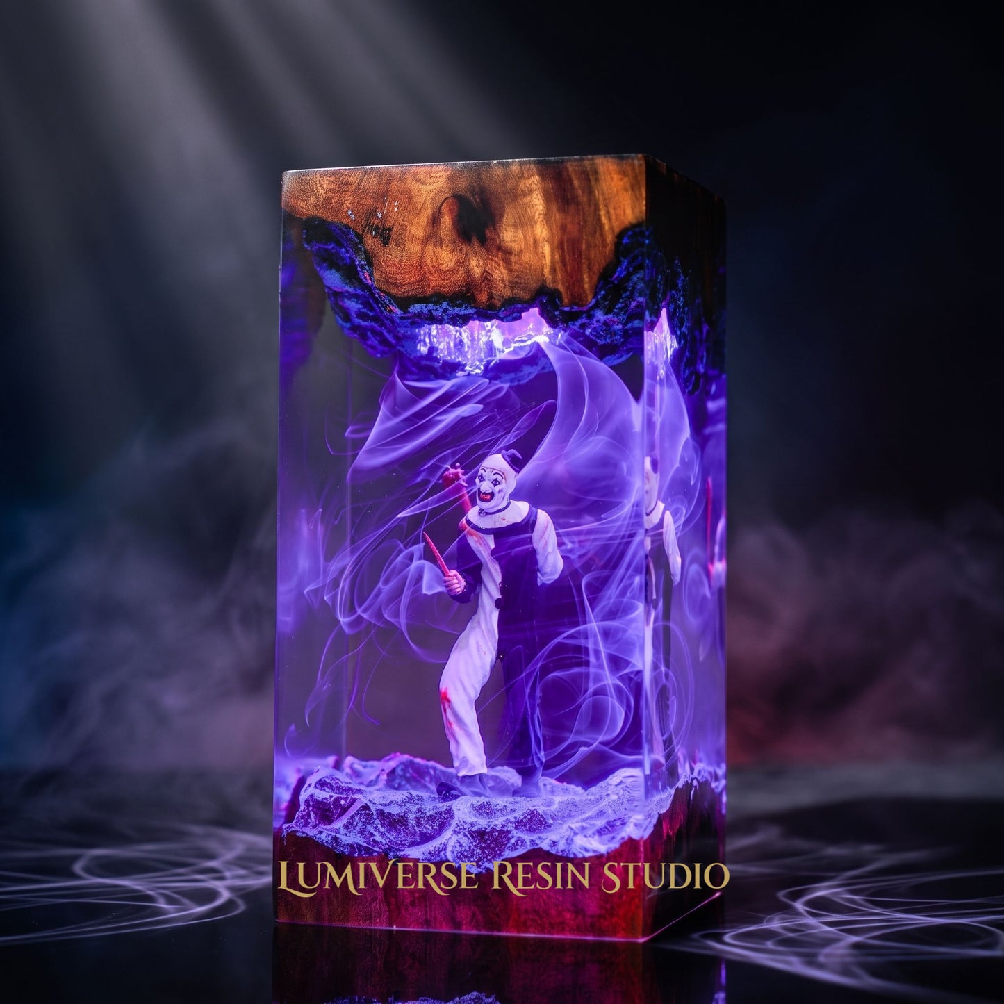 Art The Clown Resin Lamp