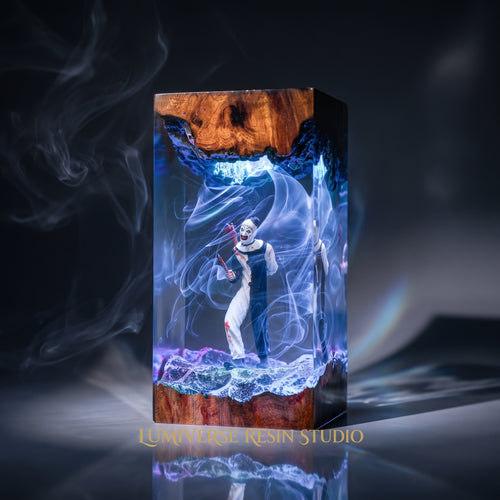 Art The Clown Resin Lamp