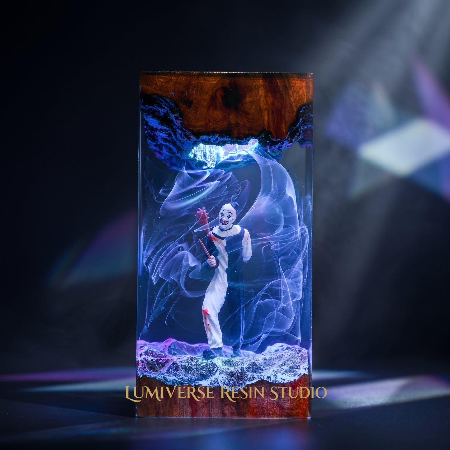 Art The Clown Resin Lamp
