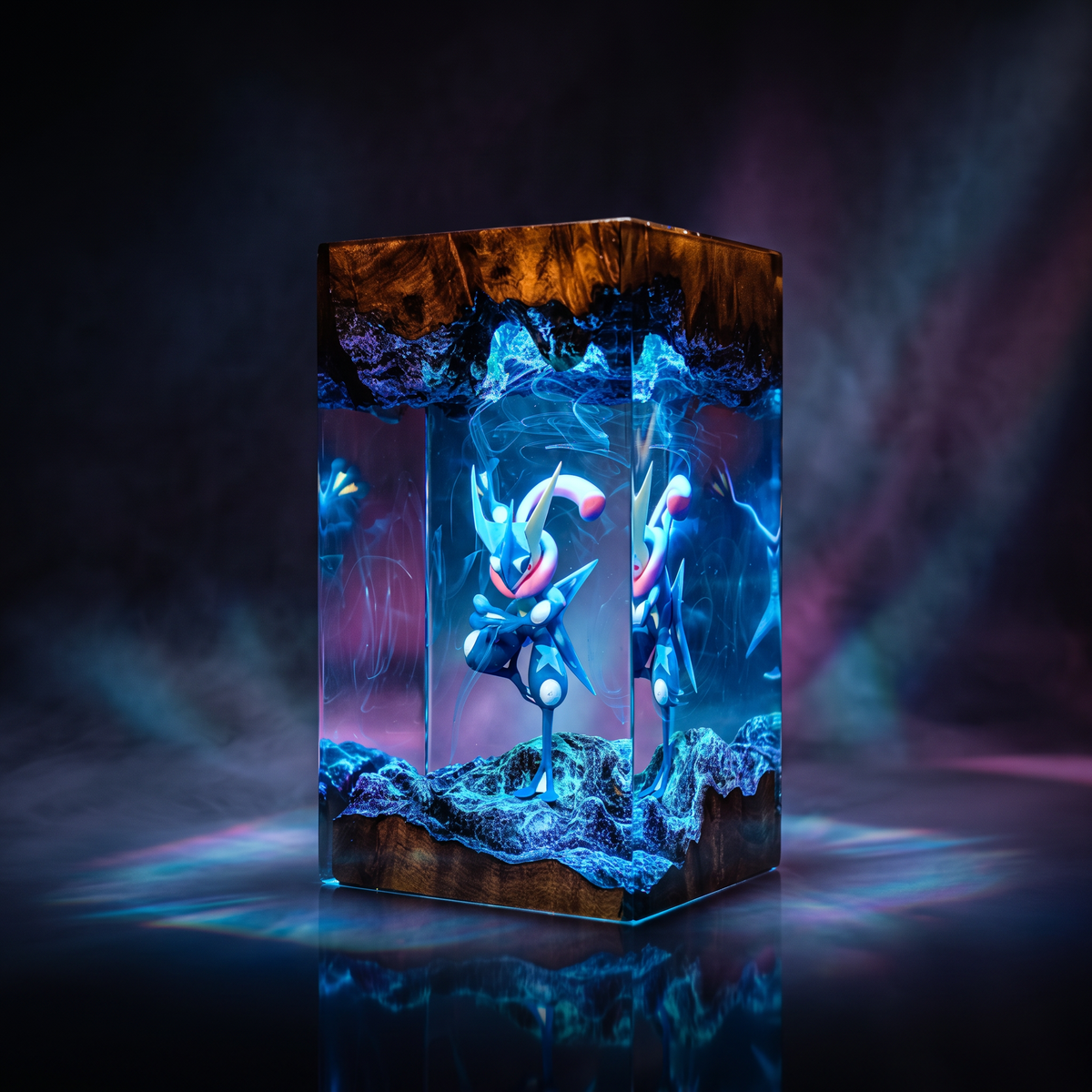 Greninja Resin Lamp Lumi Verseresin Studio
