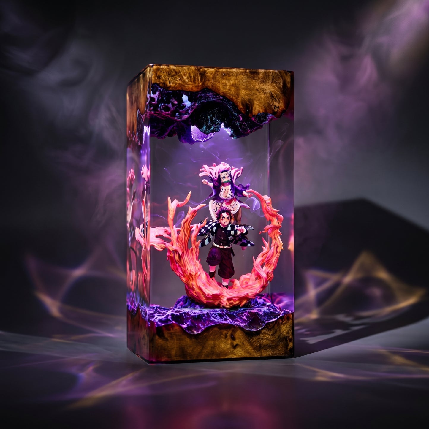 Tanjiro & Nezuko Resin Lamp - Demon Slayer