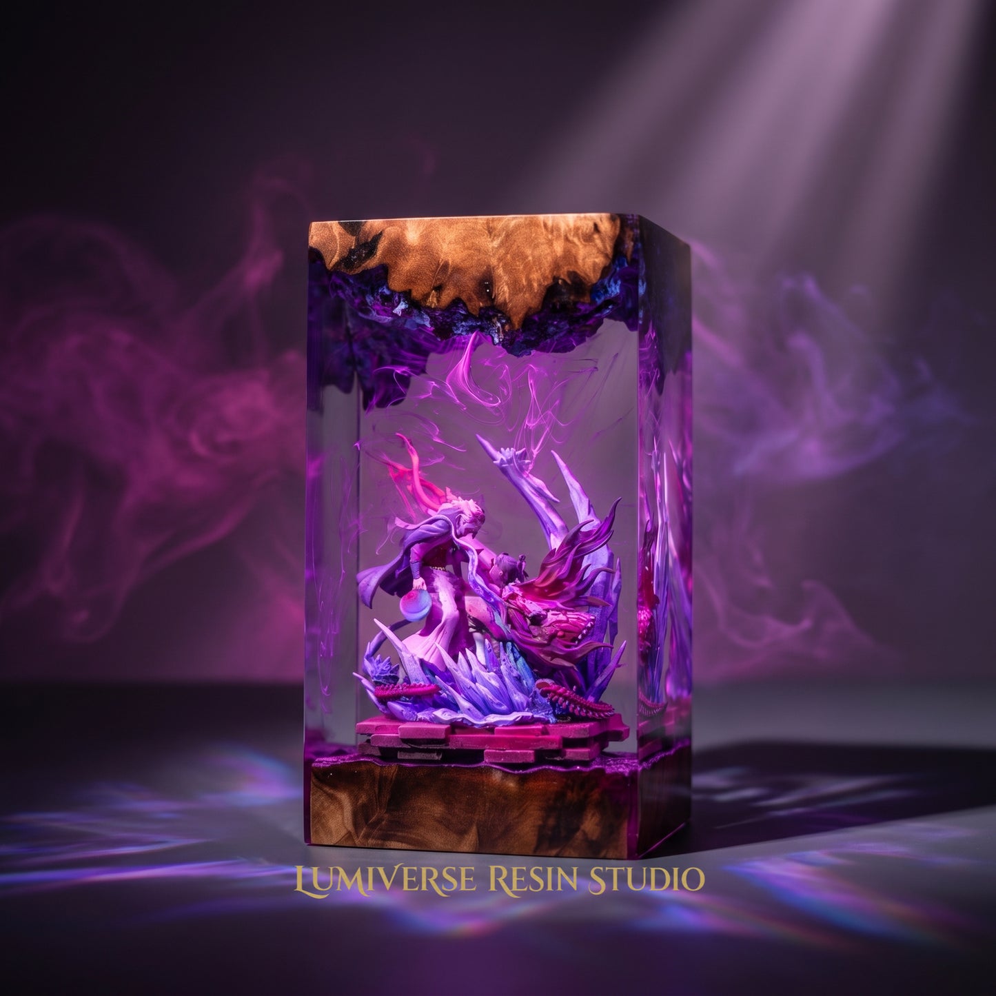Shinobu Vs Douma Resin lamp - Demon Slayer