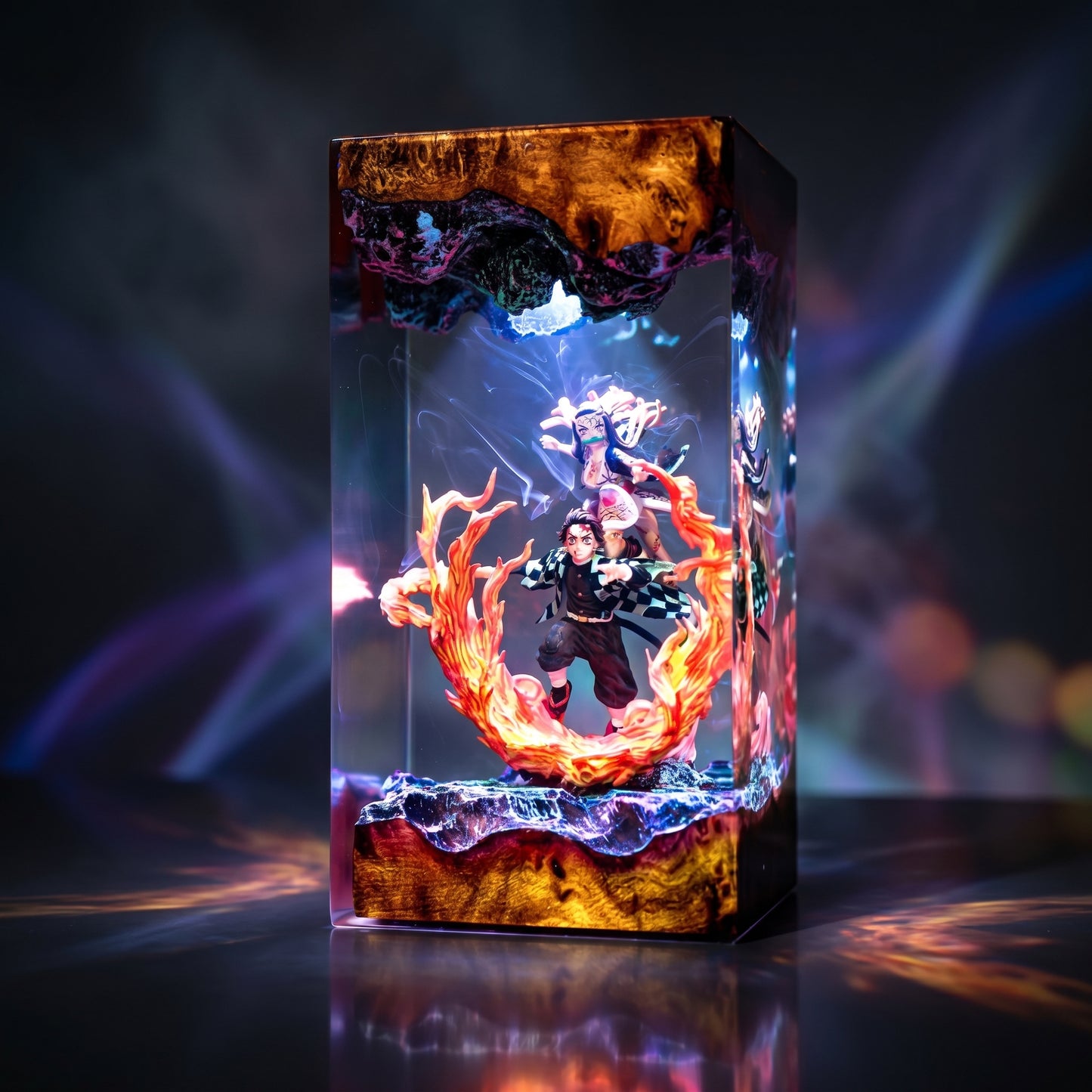 Tanjiro & Nezuko Resin Lamp - Demon Slayer