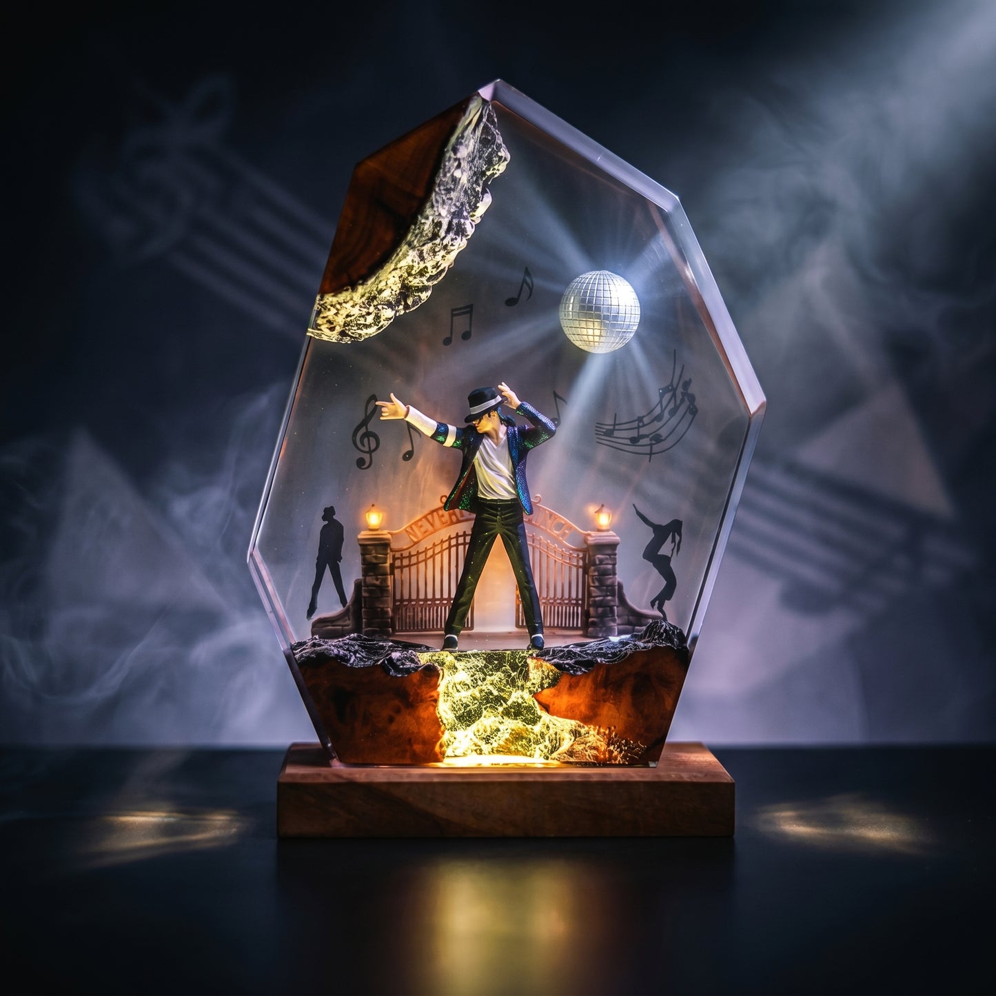 Michael Jackson Disco Resin Lamp