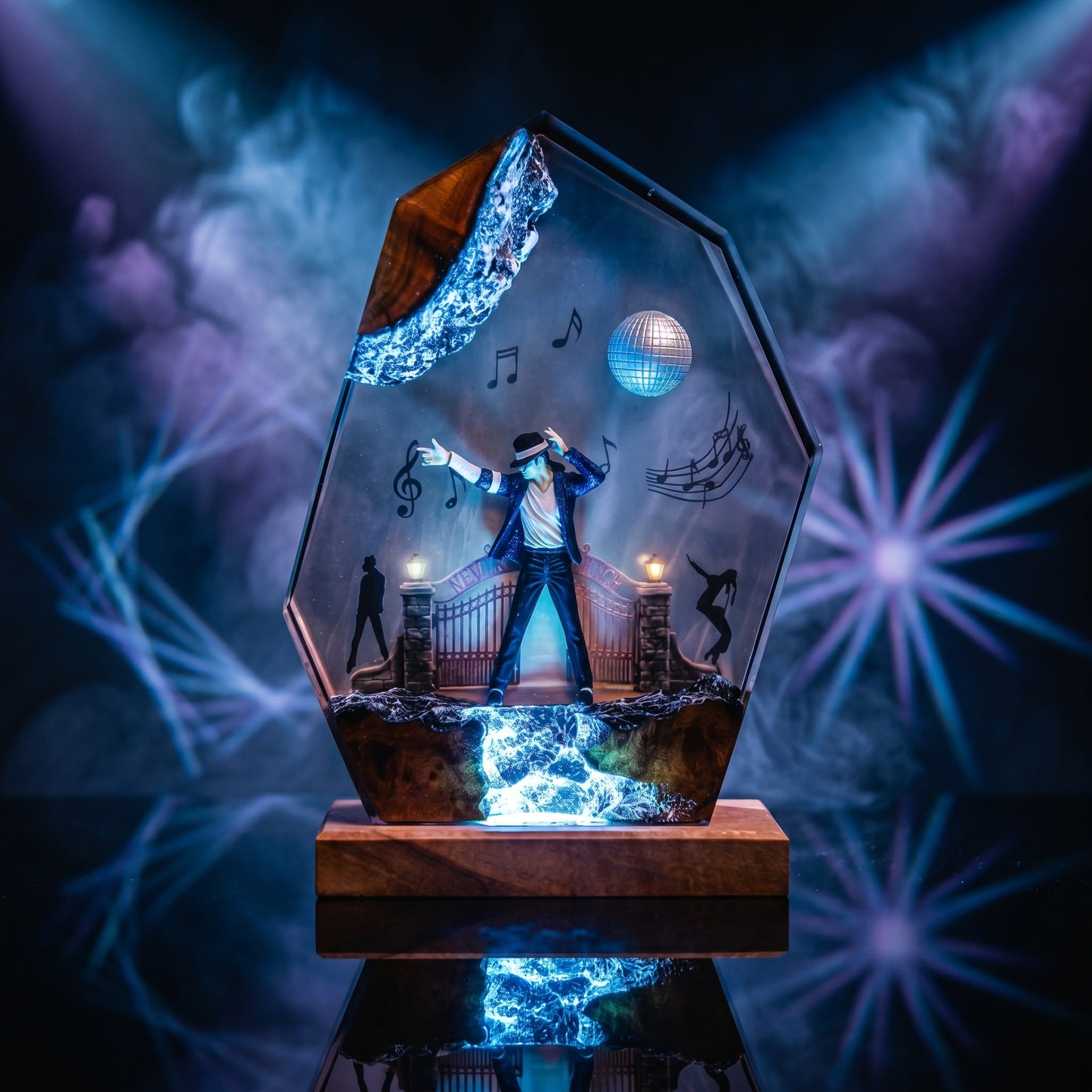 Michael Jackson Disco Resin Lamp